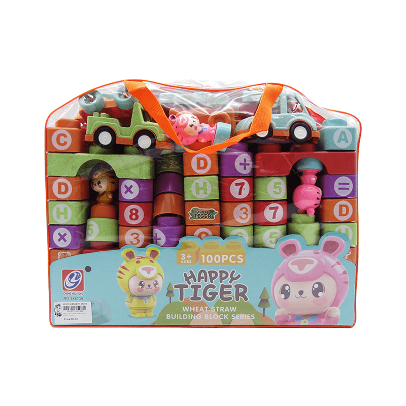 Happy Tiger Building Block Set – 100 Pcs