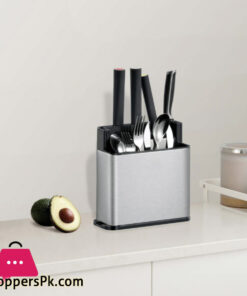Homeatic Kitchen Counter Organizer Knife And Spoon Holder Stainless Steel Ekb626 9 Homeatic Kitchen Counter Organizer Knife And Spoon Holder Stainless Steel Ekb626 - Image 3