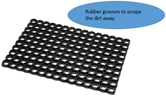 Honeycomb Door Mat Heavy Duty 100% Rubber - 40 X 60Cm