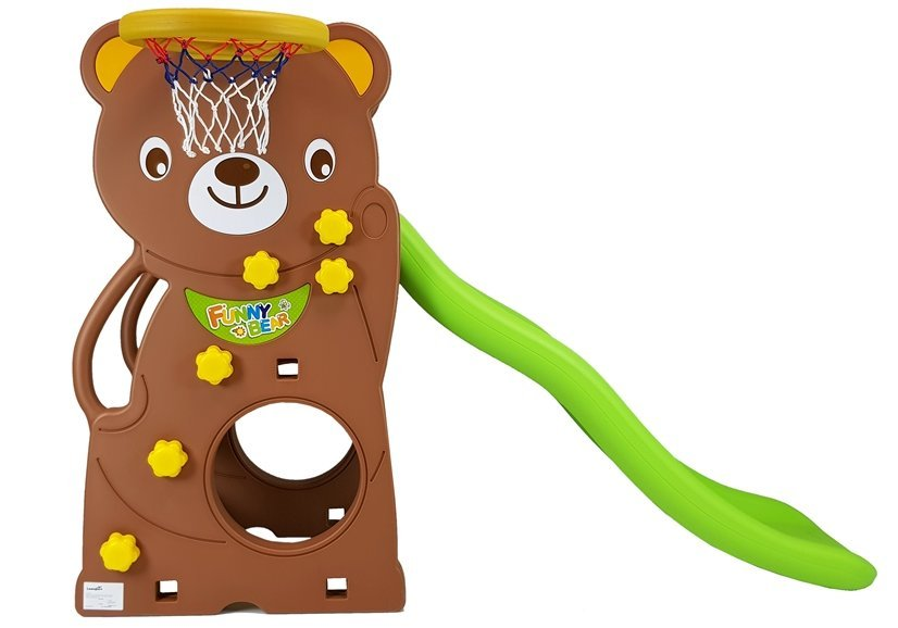 Infantes Teddy Bear Childrens Slide Garden Basketball - Chd-160 - Korea Made