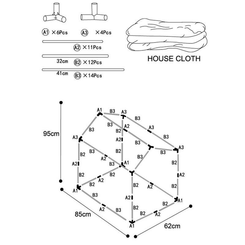 Play Kids Tent Children Indoor Outdoor Fire Fighting House Folding Cubby Toys Tent Gifts Children Playhouse