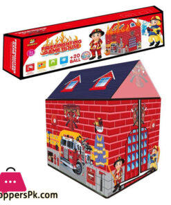 Play Kids Tent Children Indoor Outdoor Fire Fighting House Folding Cubby Toys Tent Gifts Children Playhouse