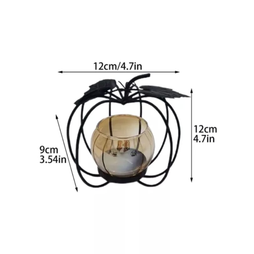 Pumpkin Design Tea Light Holder Metal Votive Candle Holder Decorative Tealight Holder For Home