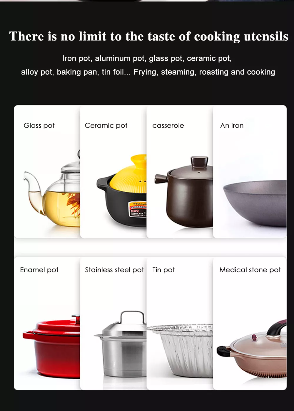 Raf Stainless Steel Electric Hot Burner Solid Hot Plate Countertop Single Flat Burner Hot Plate - R-8005