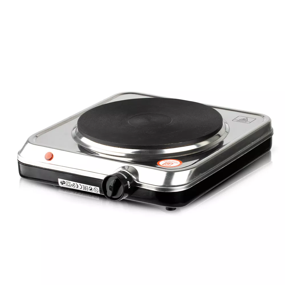 Raf Stainless Steel Electric Hot Burner Solid Hot Plate Countertop Single Flat Burner Hot Plate - R-8005