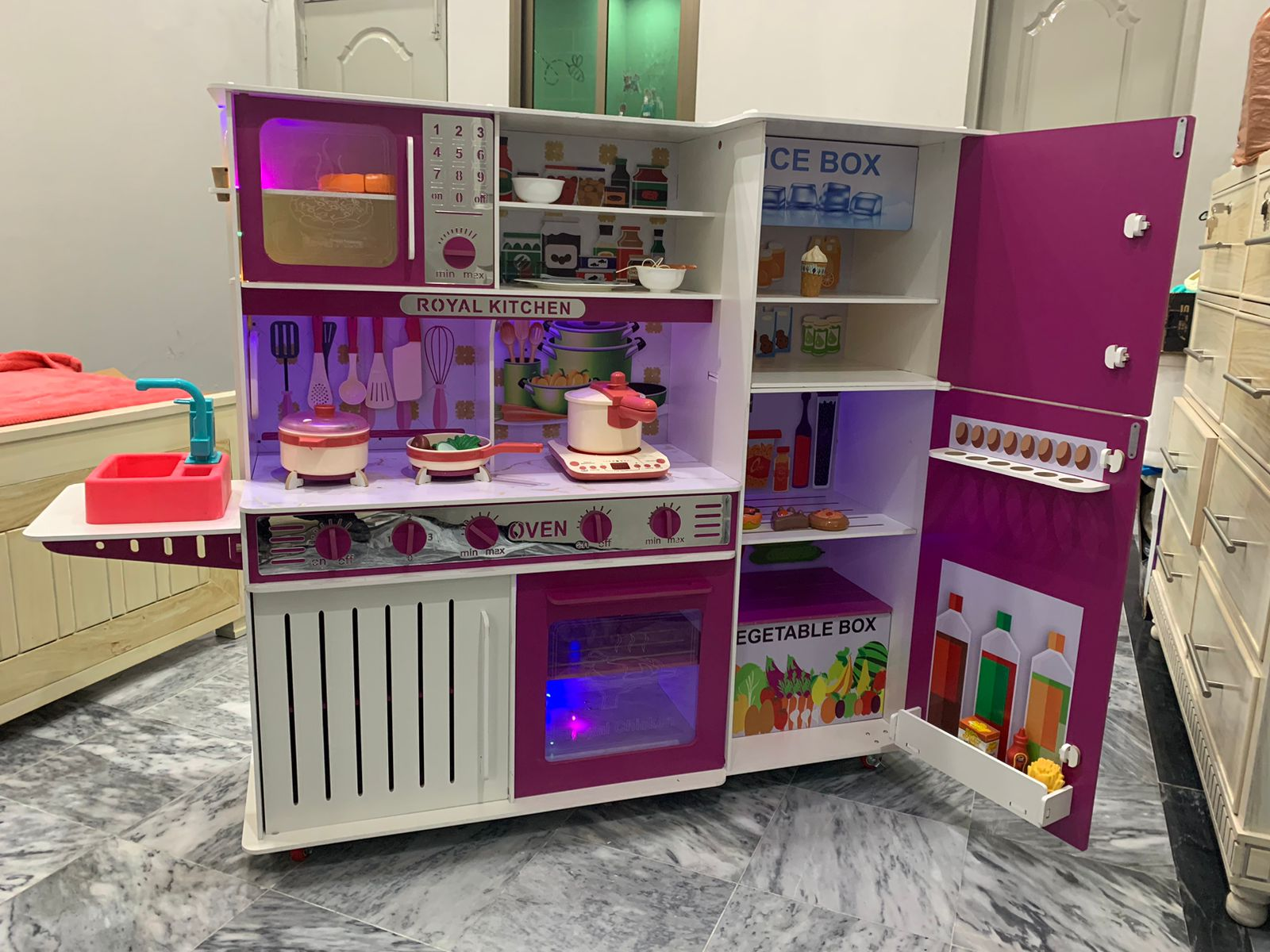 Royal Wood Jumbo Kitchen Set With Complete Accessories Dx07