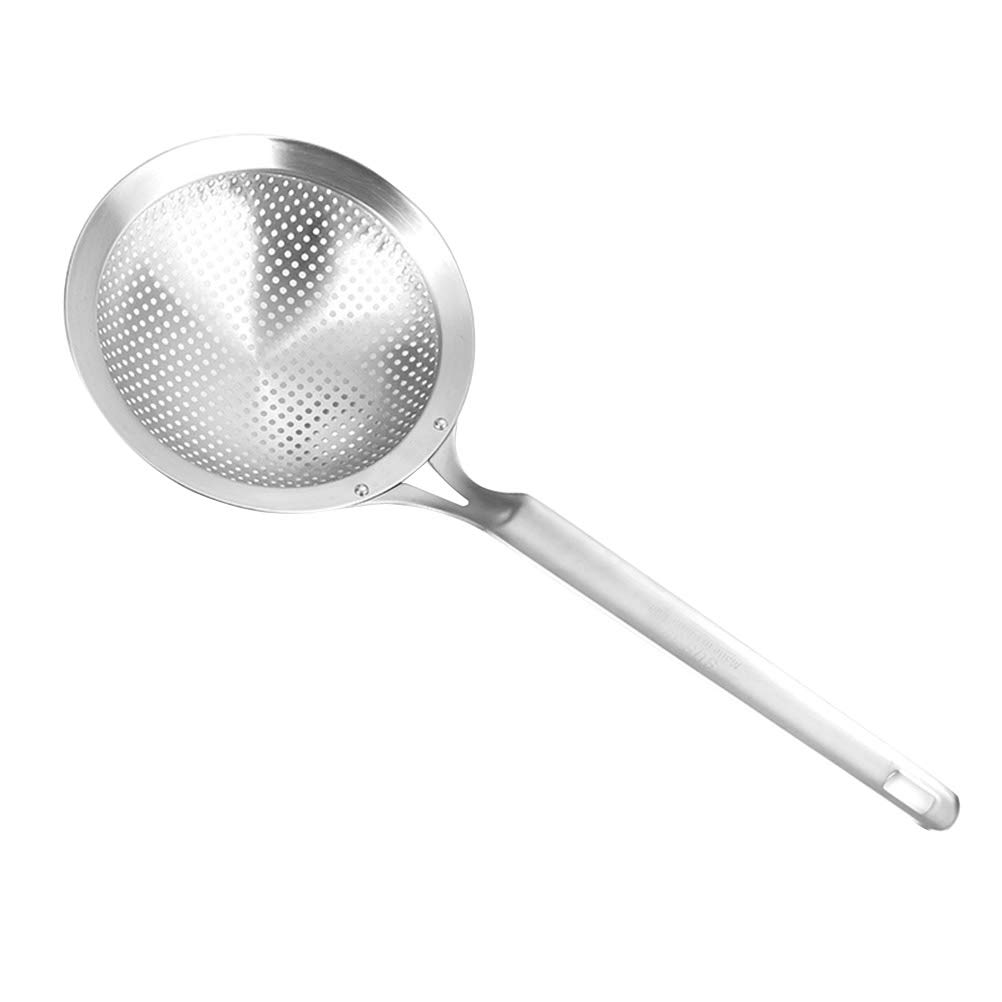 Shengya Fine Mesh Skimmer Spoon Slotted Spoon  Strainer For Kitchen Cooking Frying Tool Oil Filter 15 Cm