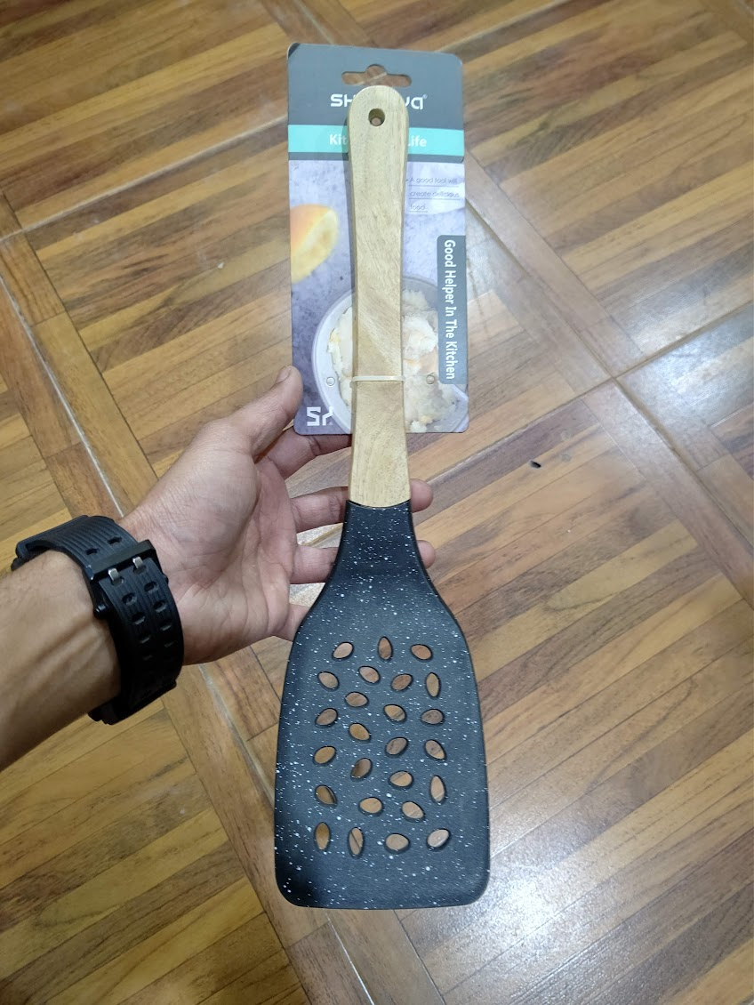 Shengya High Quality Non-Stick Slotted Turner Cooking Spoon