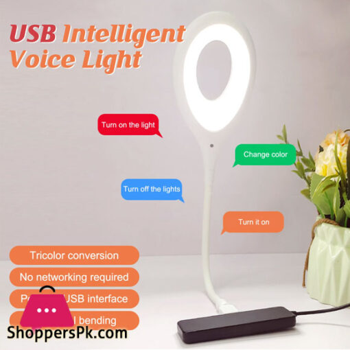 Smart Voice Light USB Table Lamps Home Night Light Led Light