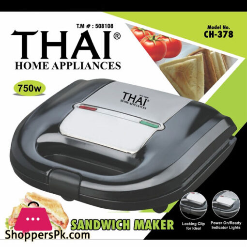Thai 750W Sandwich Maker - CH-378