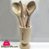 Wood Master Wood Cooking Spoon Set 6 Pcs