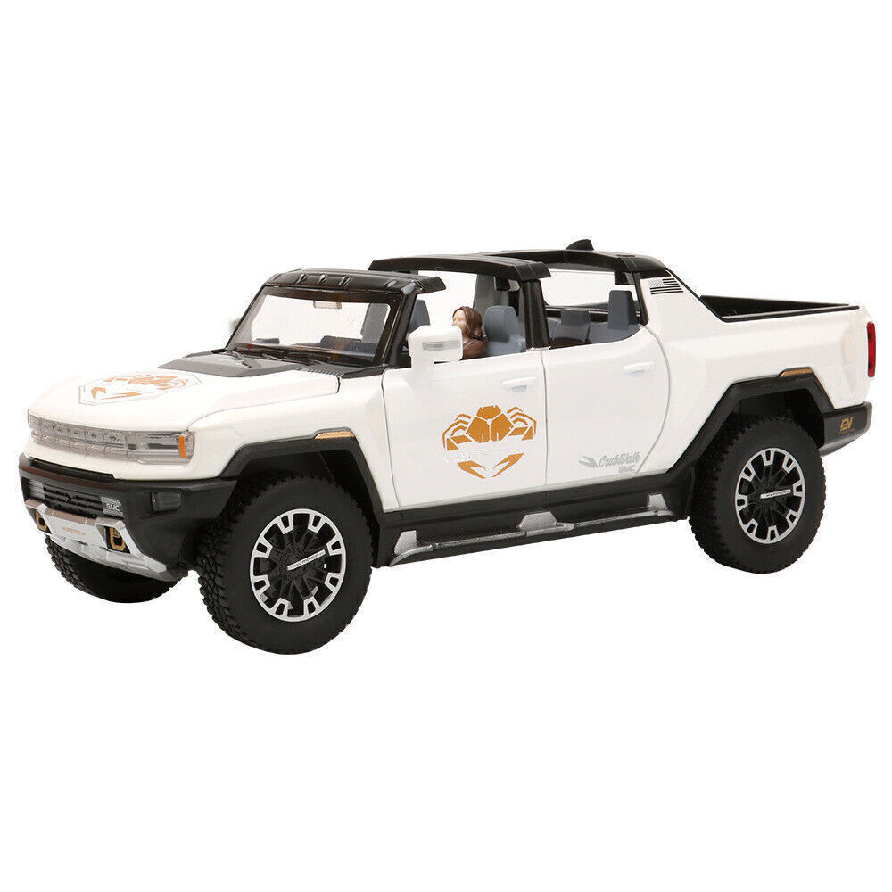 1: 24 Gmc Hummer Ev Suv Alloy Car Model Diecasts Metal Off-Road Vehicles Sound Light Open And Closed Canopy Toy Model Kids Gift