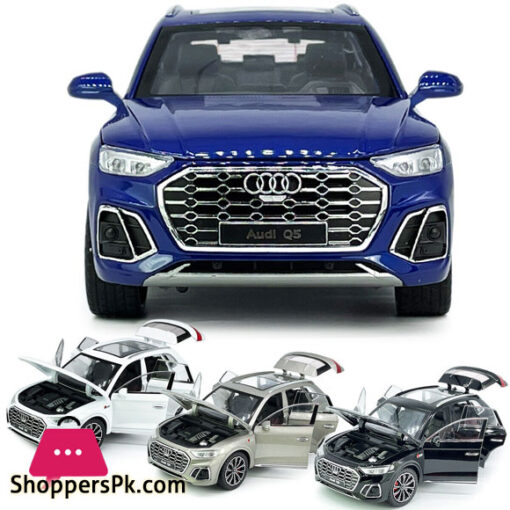 1:24 Audi Q5 SUV Model Car Diecast Metal Gift Toy Cars for Kids Boys Sound Light