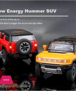 1:32 Gmc Hummer Ev Suv Alloy Car Model Diecasts Metal Off-Road Vehicles Sound Light Open And Closed Canopy Toy Model Kids Gift 13 124For Gmc Hummer Ev Suv Alloy Car Model Diecasts Metal Off Road Vehicles Sound Light Open And Closed Canopy Toy Model Kids Gift Color Yellow Size 2