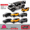 1:32 Gmc Hummer Ev Suv Alloy Car Model Diecasts Metal Off-Road Vehicles Sound Light Open And Closed Canopy Toy Model Kids Gift