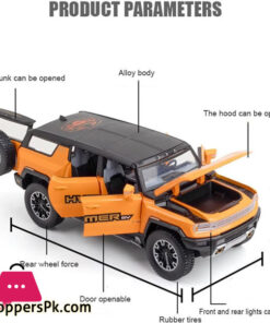 1:32 Gmc Hummer Ev Suv Alloy Car Model Diecasts Metal Off-Road Vehicles Sound Light Open And Closed Canopy Toy Model Kids Gift 17 1:32 Gmc Hummer Ev Suv Alloy Car Model Diecasts Metal Off-Road Vehicles Sound Light Open And Closed Canopy Toy Model Kids Gift - Image 8