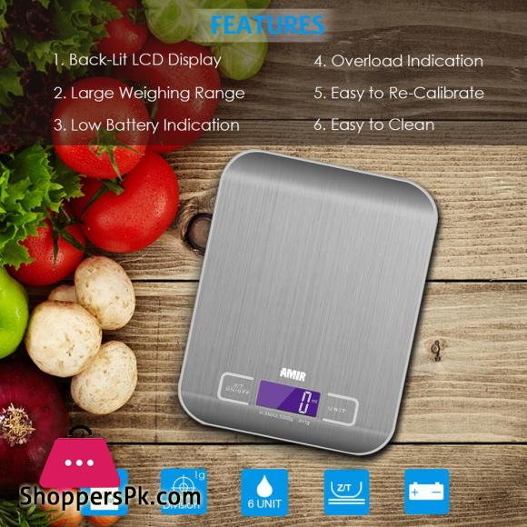 Electronic Digital Timer Kitchen Coffee Scale