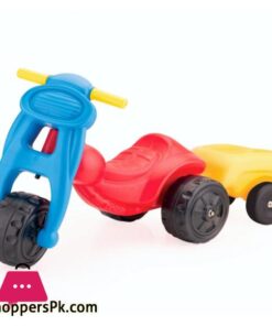 2 In 1 Dolu Ride on Trike