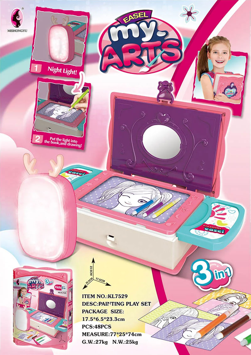 3In1 Magic Book Painting Set 3Yrs+