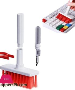 5 in 1 Keyboard Cleaning Brush Kit Computer Cleaning Brush Keyboard Brush for PC Laptop Headphones and Airpods Red