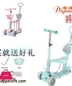 5 in 1 multifunktionale roller kann nehmen 3 in 1 kinderwagen geschenk drei rdern blinken rad kinder rollerElektroautos fr Kinder