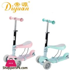 5 In 1 Multifunktionale Roller Kann Nehmen 3 In 1 Kinderwagen Geschenk Drei Rdern Blinken Rad Kinder Rollerelektroautos Fr Kinder