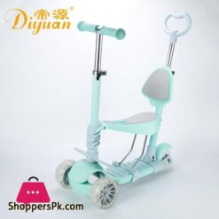 5 In 1 Multifunktionale Roller Kann Nehmen 3 In 1 Kinderwagen Geschenk Drei Rdern Blinken Rad Kinder Rollerelektroautos Fr Kinder