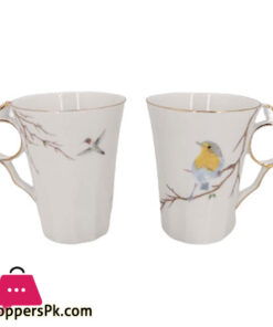 ANGELA Ceramic Bird Mug Set 2 Piece BRD265