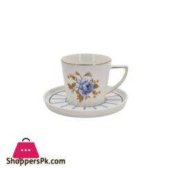 Mk175 Blue Rose 6 Piece Cup Saucer