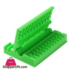 Bbq String Artifact Fast Effortless Non Stick Removable Easy Cleaning Barbecue Plastic Double Wolf Teeth Skewer Box For Camping