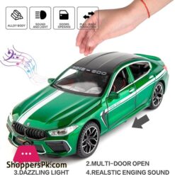 Bmw M8 Diecast Model Car For 1:24 Alloy Toy Car Pull Back Toy Vehicle With Sound And Light Door Can Be Opened For Boys Girls Festival Birthday Gift 11 Wakakac Diecast Model Car For 124 Bmw M8 Alloy Toy Car Pull Back Toy Vehicle With Sound And Light Door Can Be Opened For Boys Girls Festival Birthday Giftgreen
