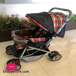 Imported Pram 8 Wheels Baby Stroller Set Adjustable For Newborn Double Handle And Foldable