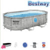 Bestway Power Steel Swim Vista Oval Pool 427X250X100Cm - 56714