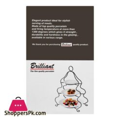 Brilliant 3 Layer Plate Set With Iron Stand Br0059