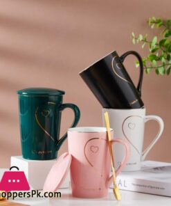 Couple Cup Ceramic Mugs Coffee Love Heart Mug Creative Valentine'S Day Wedding Birthday Gift 22 Paar Tasse Keramik Tassen Kaffee Liebe Herz Becher Kreative Valentinstag Hochzeit Geburtstag Geschenktassen