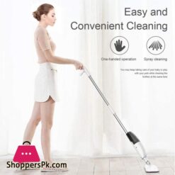 Deerma Tb500 Spray Mop 360 Xiaomi Eco System Floors With Polish Water Mop With Carbon Fiber Dust Collector Excellent In Home Cleaning White