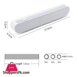 Befestigung Lebensmittel Haftenden Film Wrap Dispenser Cutter Folie Spender Kunststoff Sharp Cutter Lagerung Halter Kche Werkzeug Zubehrplastikfolie Spender