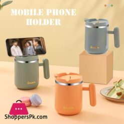 Kunta Travel Mug Breakfast Cup Portable Stainless Steel Keep Cold Warm 12H For Kids Aldult School Office Picnic Travel 450Ml 12 Yeah Hhi Breakfast Cup Portable Stainless Steel Lunch Box Keep Coldwarm 12H For Kids Aldult School Office Picnic Travelgreen450Ml