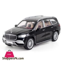 Metro Toys Gift Luxury 124 Alloy Model Car Mercedes Benz Gls 600 Maybach Die Casts Model with SoundLightPull Back Car Toys for Children KidsColour May Vary