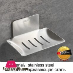 Kein Bohren Seife Dish Halter Wand Montiert Seife Schwamm Halter Fr Kche Seife Halter Bad Organizer Metall Seife Halterseifenschalen