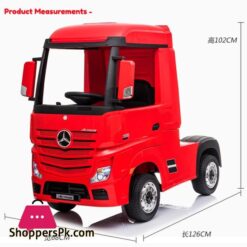 Official Blue Mercedes Actros 24V Ride On Kids On Electric Car