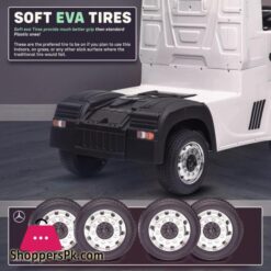 Official Blue Mercedes Actros 24V Ride On Kids On Electric Car