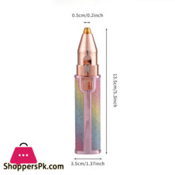 Original Flawless 2 In 1 Eyebrow Trimmer Blawless Hair Remover Rechargeable Painless Facial Hair Remover For Women Battery Operated Shaver For Ladies Portable Epilator Makeup Pen Electric Mini Shaver Eyebrow Razor