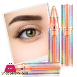 Original Flawless 2 In 1 Eyebrow Trimmer Blawless Hair Remover Rechargeable Painless Facial Hair Remover For Women Battery Operated Shaver For Ladies Portable Epilator Makeup Pen Electric Mini Shaver Eyebrow Razor