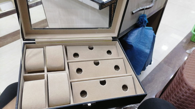 Pu Leather 4+3 Grid Watch Sunglasses Display Storage Box Case Organizer