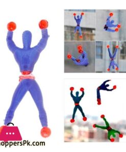 Pack Of 4 Sticky Spider Man Climbing Wall Toy For Kids