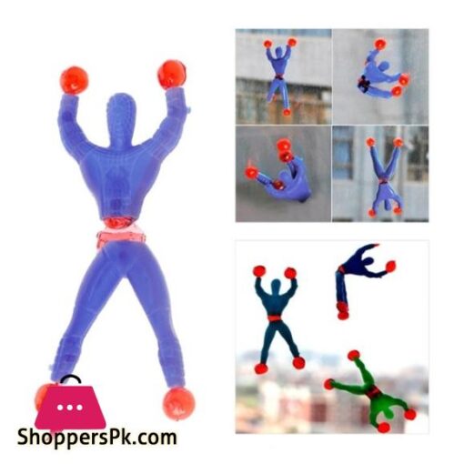 Pack Of 4 Sticky Spider Man Climbing Wall Toy For Kids