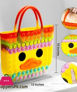 Pop It Purse Cute Duck Pop Bag For Girls Sensory School Supplies Fidget Toys For Stress 10 Zhuoverci Pop It Purse Cute Duck Pop Bag For Girls Sensory School Supplies Fidget Toys For Stressautism Relievepop Push Bubble Crossbody Purse