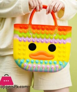 Pop It Purse Cute Duck Pop Bag For Girls Sensory School Supplies Fidget Toys For Stress 13 Zhuoverci Pop It Purse Cute Duck Pop Bag For Girls Sensory School Supplies Fidget Toys For Stressautism Relievepop Push Bubble Crossbody Purse