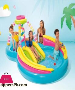 Rainbow Inflatable Playground Intex 56137